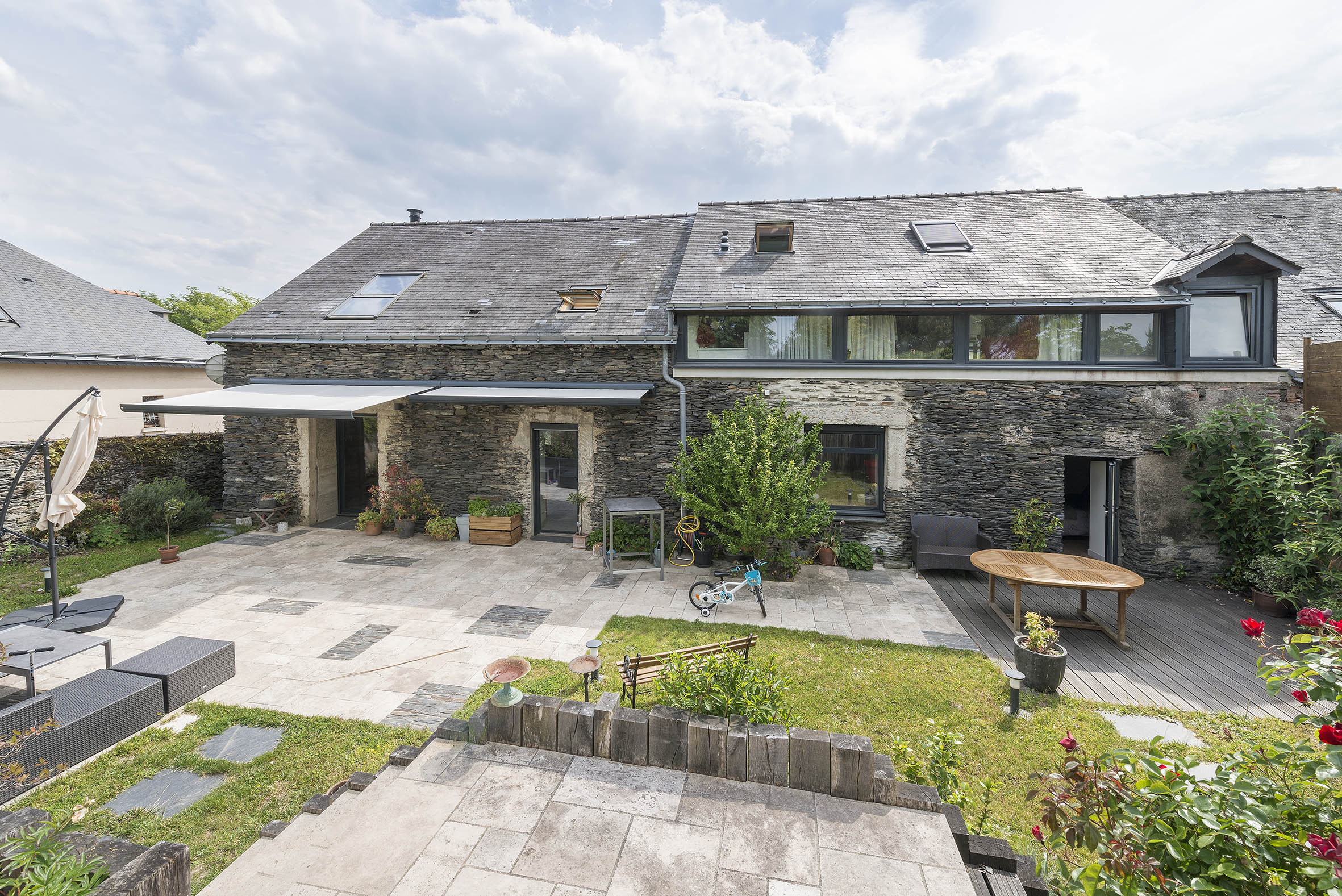 Restructuration énergétique d’une maison en schiste